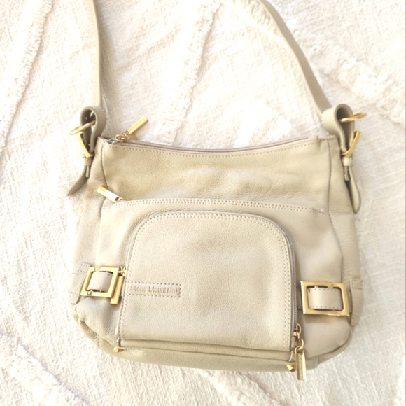 Stone Mountain Grey Shoulder Bag Purse - Picture 2 of 9